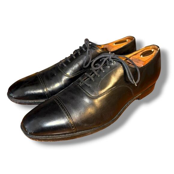 Black Church’s Cap Toe Oxford Dress Shoes Sz 11.5 - Picture 4 of 11